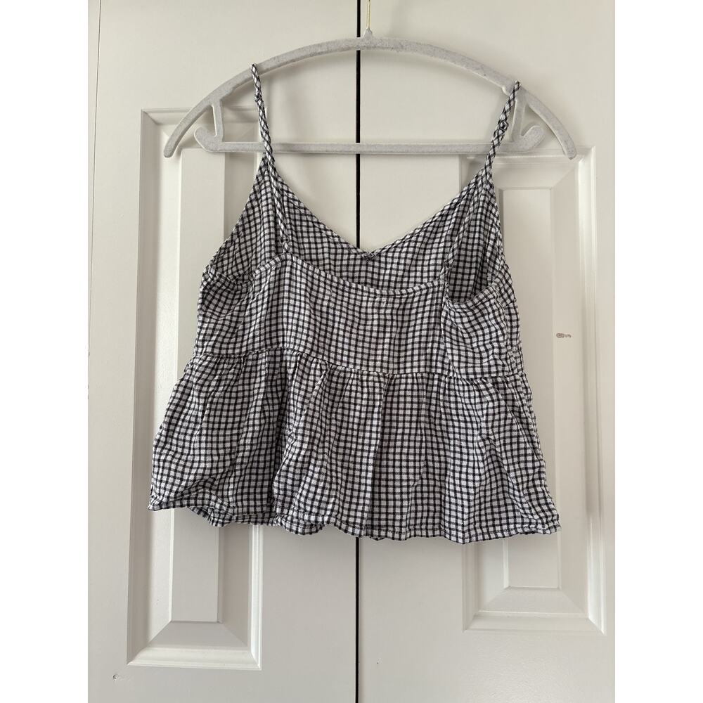Abercrombie & Fitch XS Gingham Peplum Tank Top - Picture 6 of 6